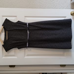 NWOT~Connected Apparel •  Tweed Sheath Sleeveless Dress ~ Work Dress